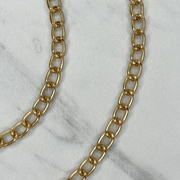 Gold Tone Chain Link Purse Handbag Bag Replacement Strap ✨ - Picture 6 of 12